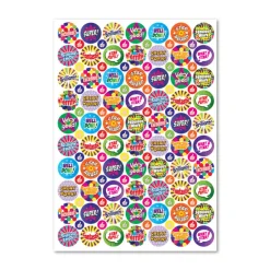 Praise Words and Thumbs Up Stickers Bulk Pack 3720pk