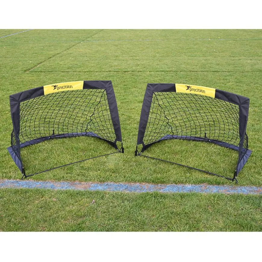 Precision Fold-a-Goal Football Goal Pair 3 x 4ft