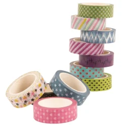 Printed Paper Craft Tapes 12pk