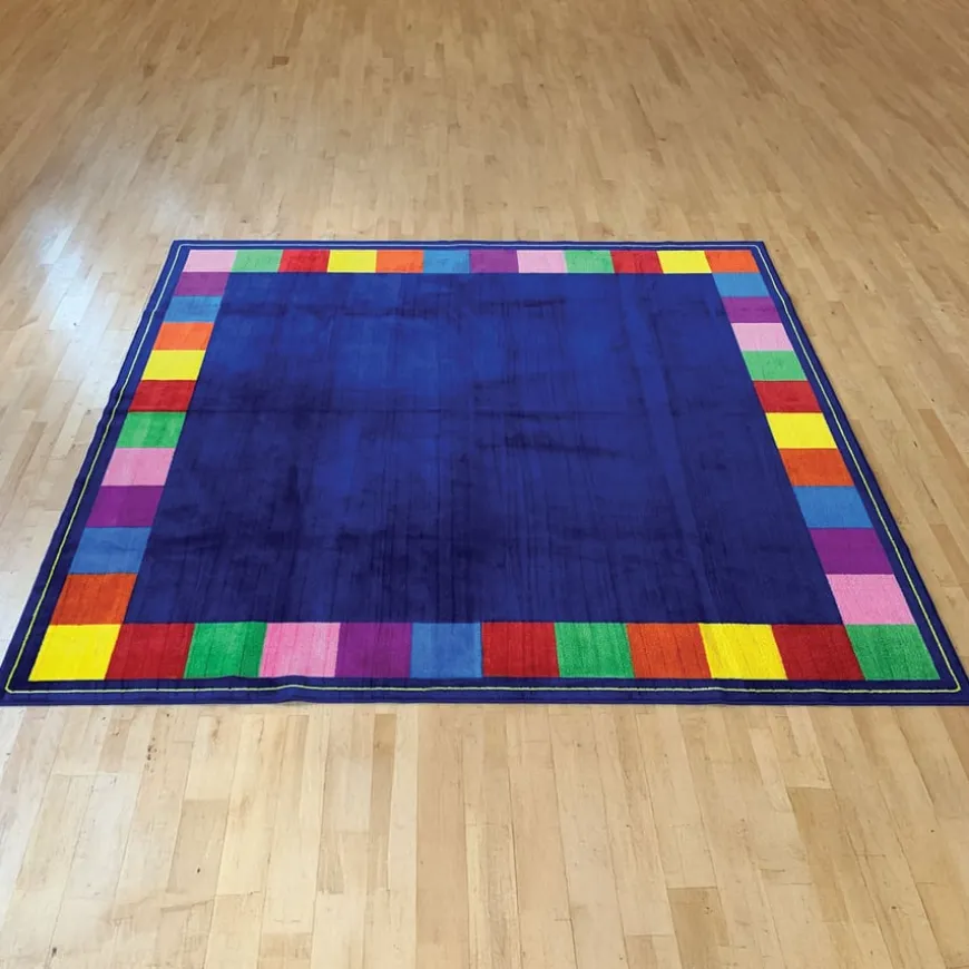 Rainbow Edge Classroom Carpet