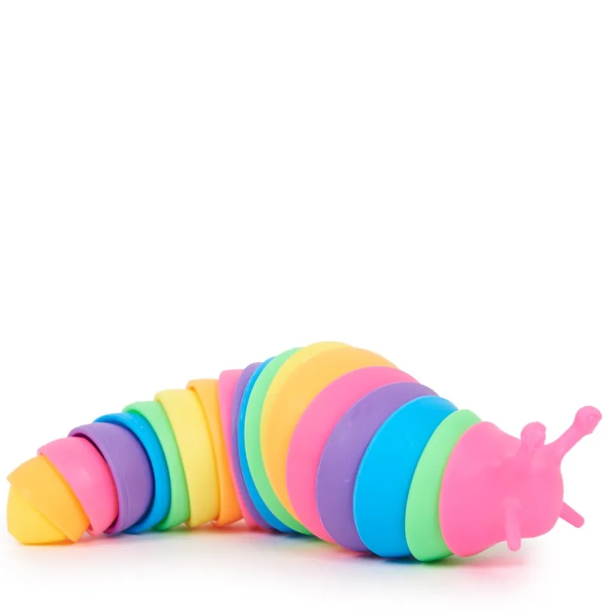 Rainbow Fidget Slug Toy