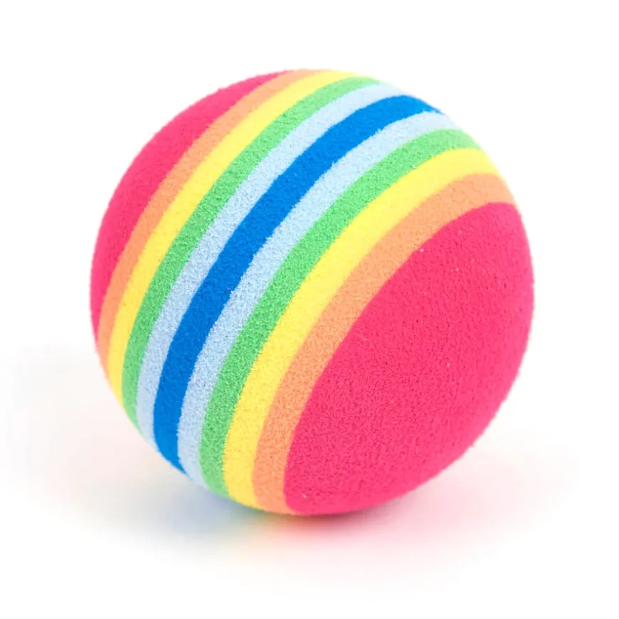 Rainbow Foam Balls 4.8cm 24pk