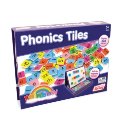 Rainbow Phonics Tiles 106pcs