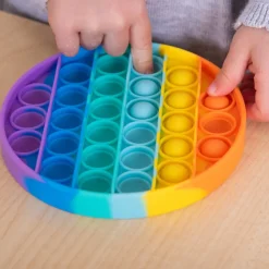 Rainbow Push & Pop It Fidget Pad