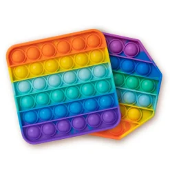 Rainbow Push & Pop It Fidget Pad