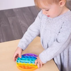 Rainbow Push & Pop It Fidget Pad