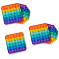 Rainbow Push & Pop It Fidget Pad