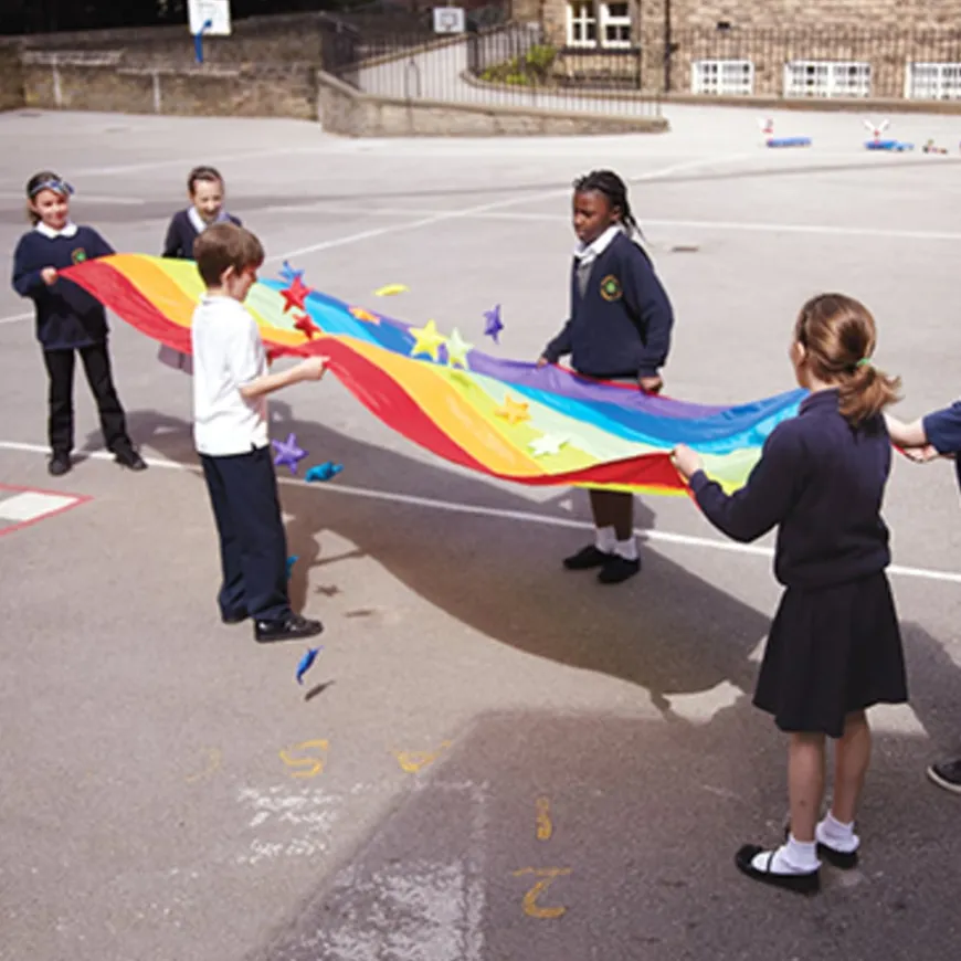 Rainbow Ripple Parachute