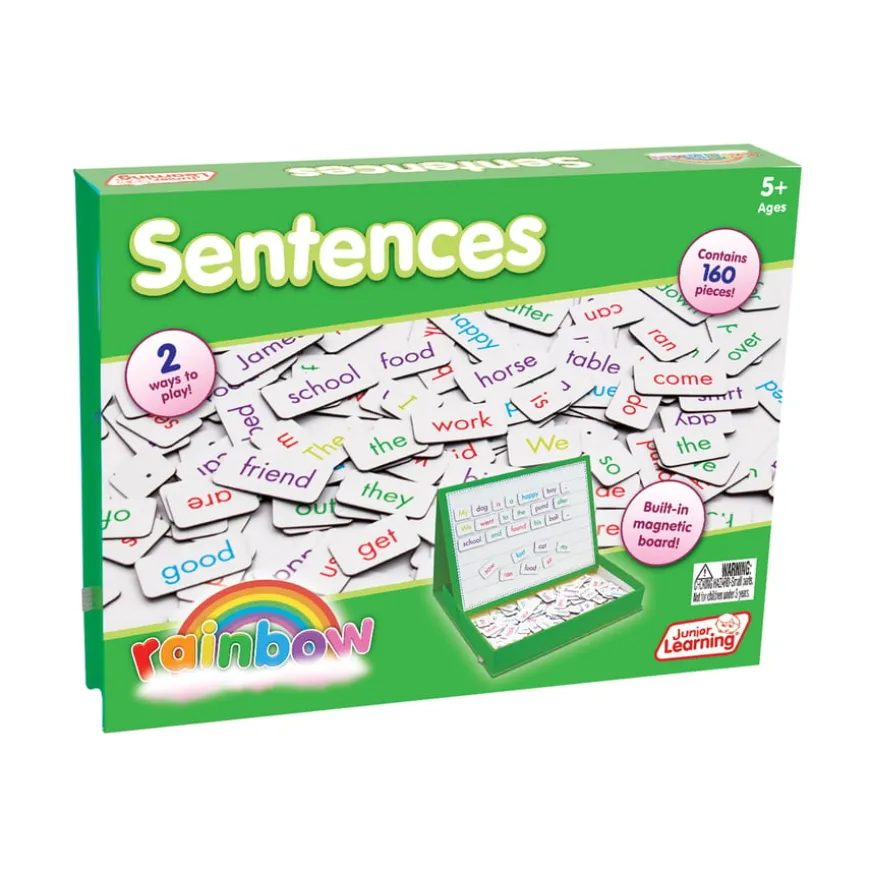 Rainbow Sentence Tiles