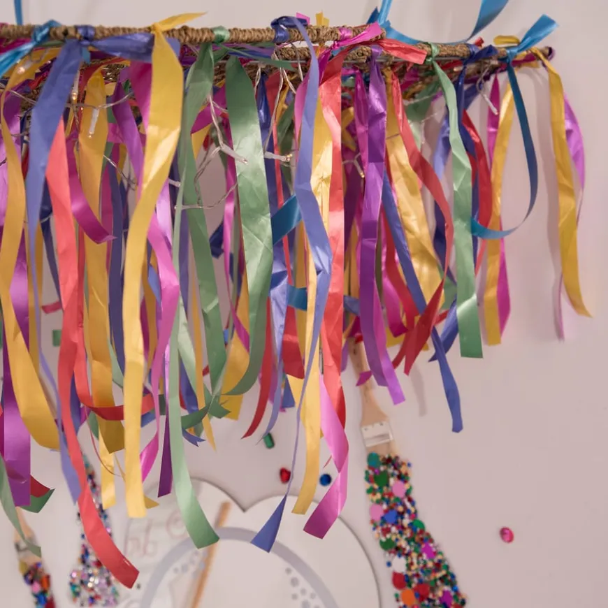 Rainbow Weaving Ribbon Assorted 6pk