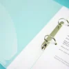 Rapesco Ring Binder A4 2-Ring 25mm 10pk Clear