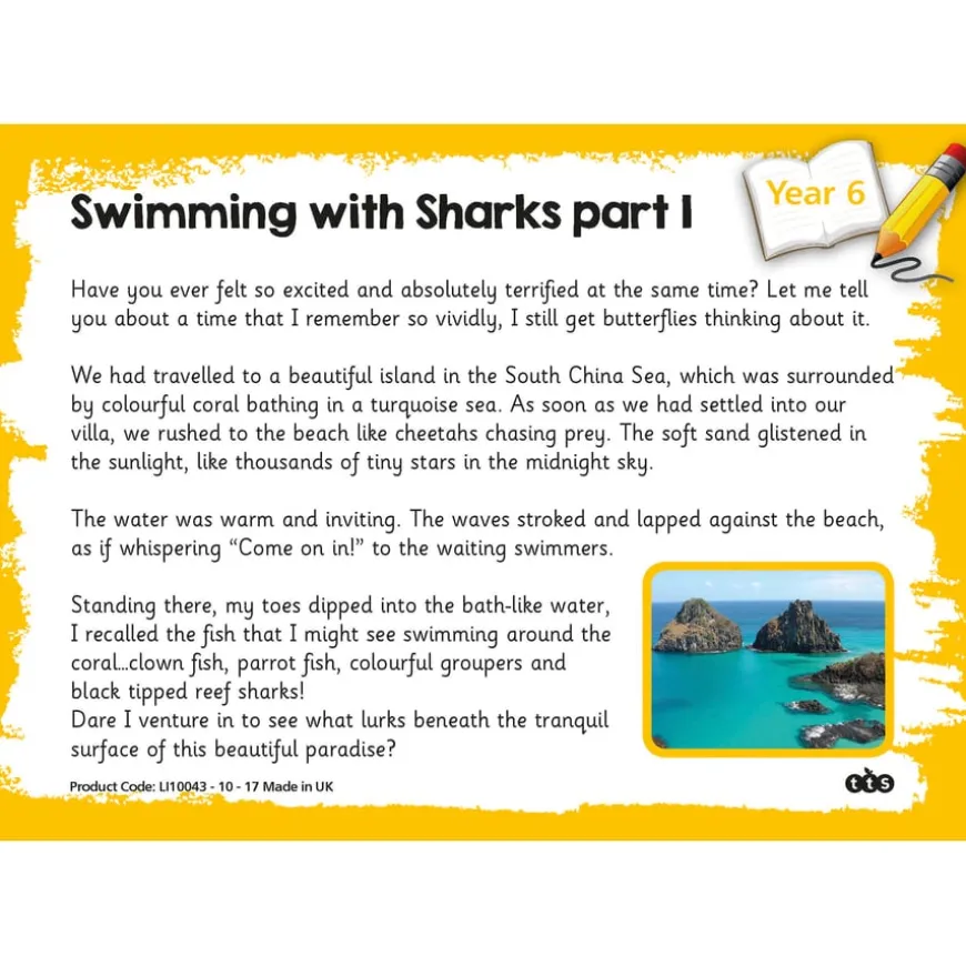 Reading Comprehension Cards Year 6