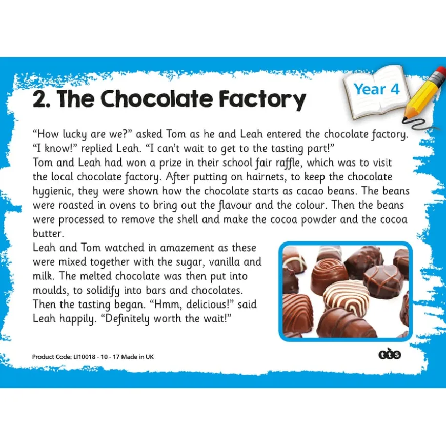 Reading Comprehension Topic Cards Year 4
