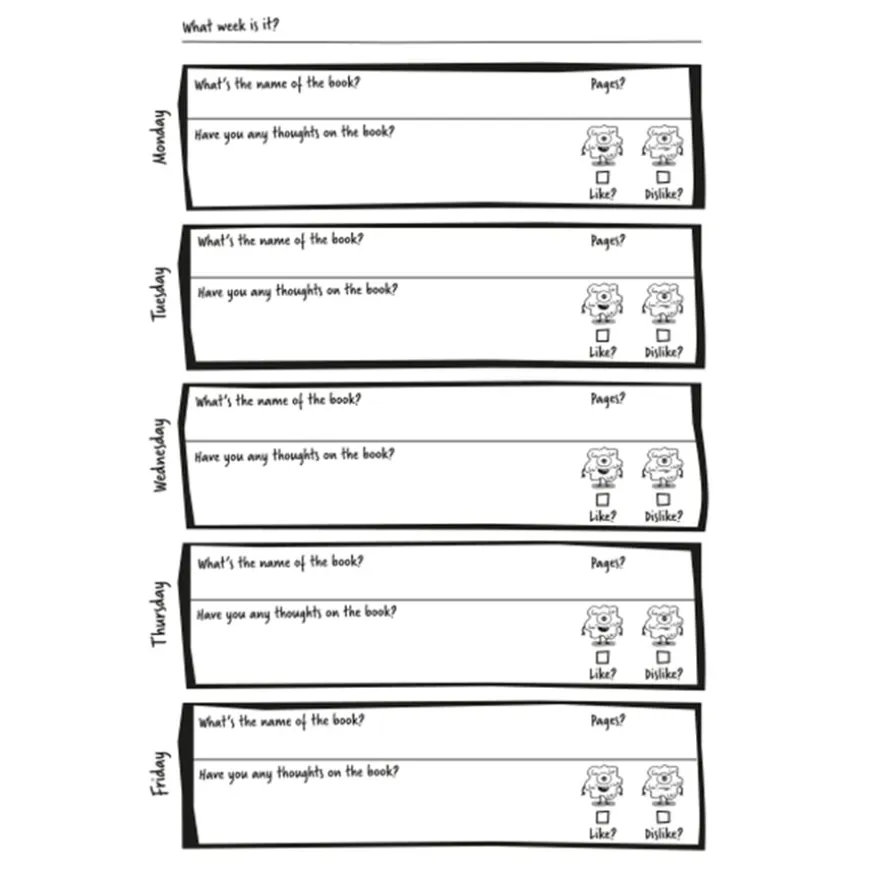Reading Record Book KS1 30pk