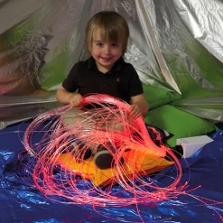 Rechargeable Wireless Sensory Fibre Optic Strands