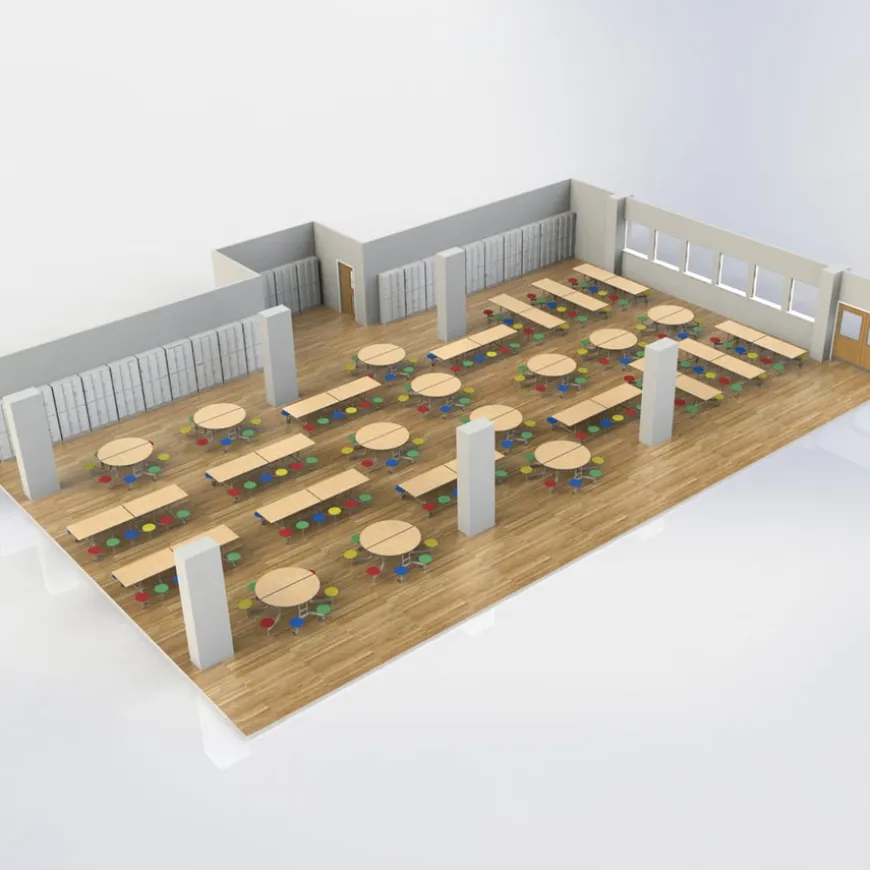 Rectangular 12 Seater Folding Table