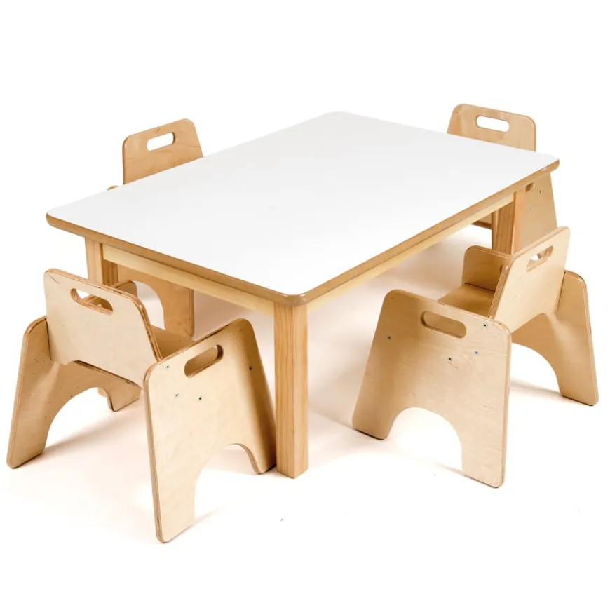 Rectangular Toddler Low Table H38cm Single Table