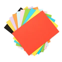 Recycled Card Packs Assorted Vivid Colours 230mic