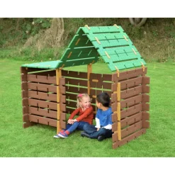 Recycled Constructa Cabin 60pcs
