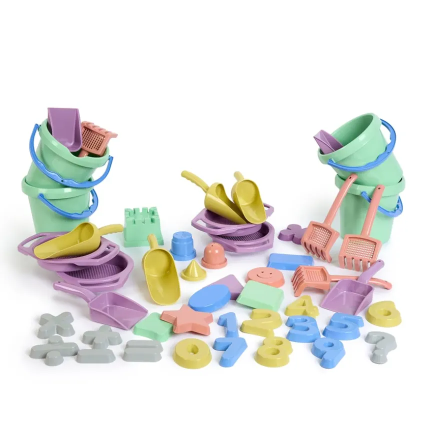 Recycled Plastic Sand Water Messy Play Big Bundle 69pk