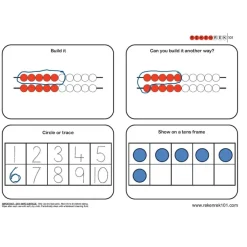 Rekenrek Practice Charts Early Number Sense Bundle