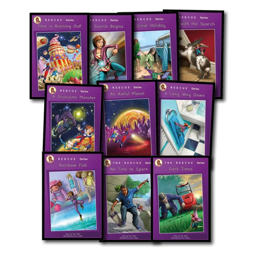 Rescue Series Catch Up Reading Decodable Book Pack 10pk
