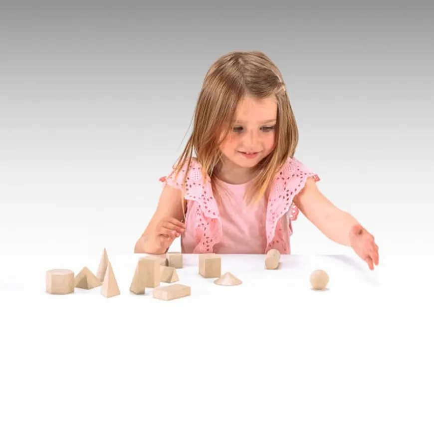 RE-Wood® Geometric Shapes Set 14pcs