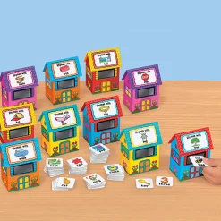 Rhyme Houses Sorting and Posting Game 60pcs