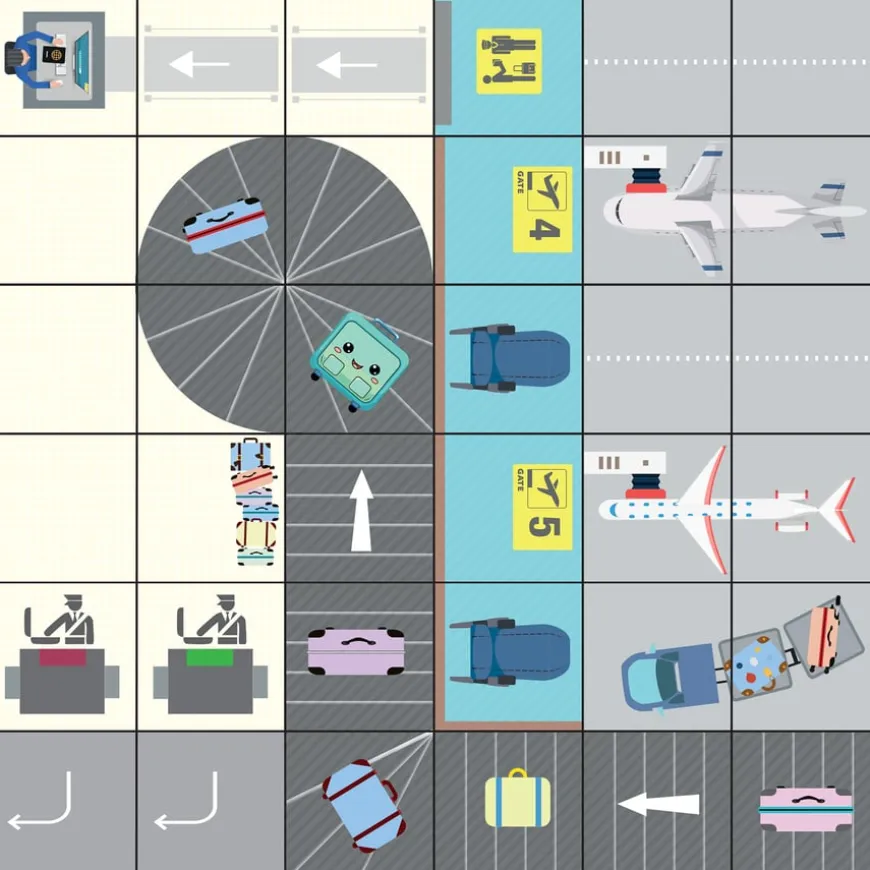Robotics Mats - At the Airport