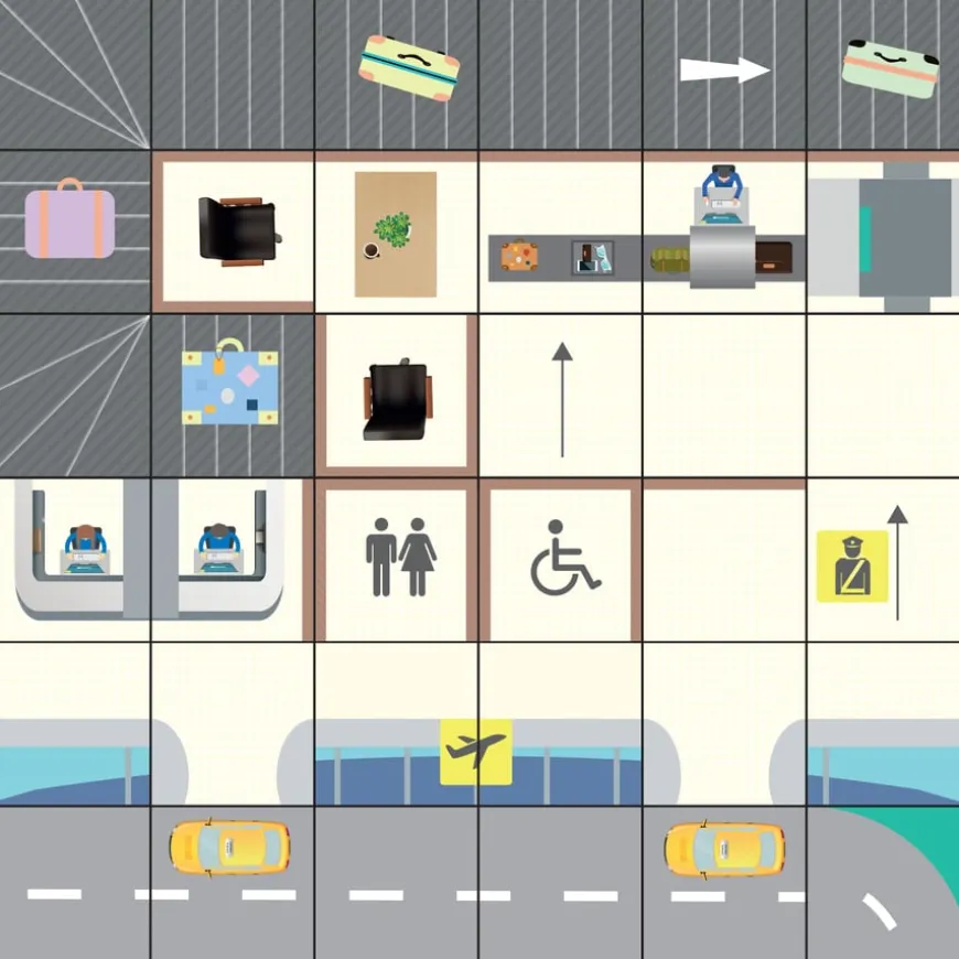 Robotics Mats - At the Airport