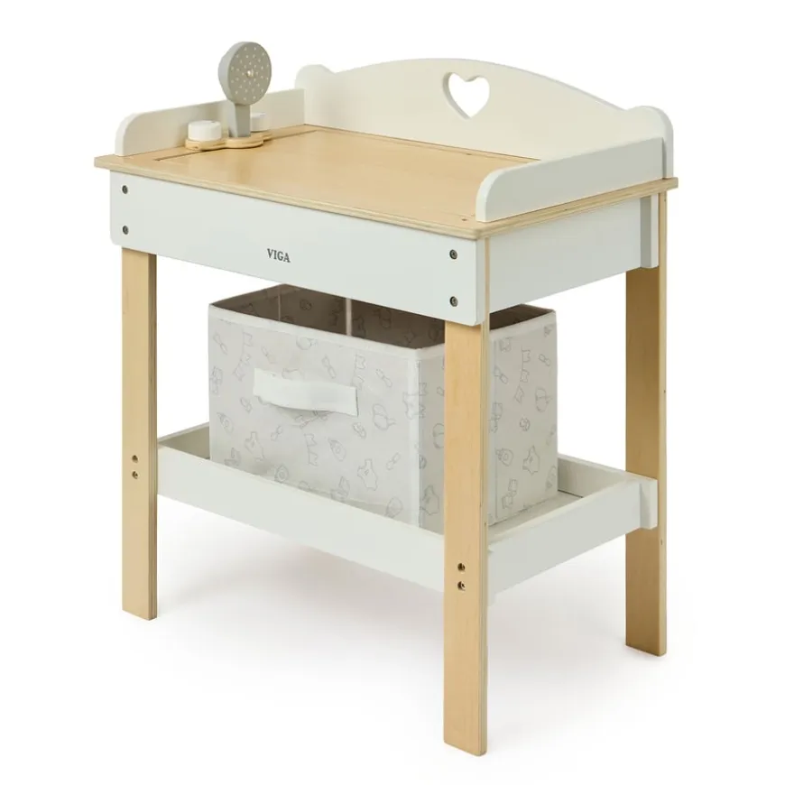 Role Play Doll Changing Table with Bathtub