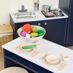 Role Play Neutral Tableware Dining Set