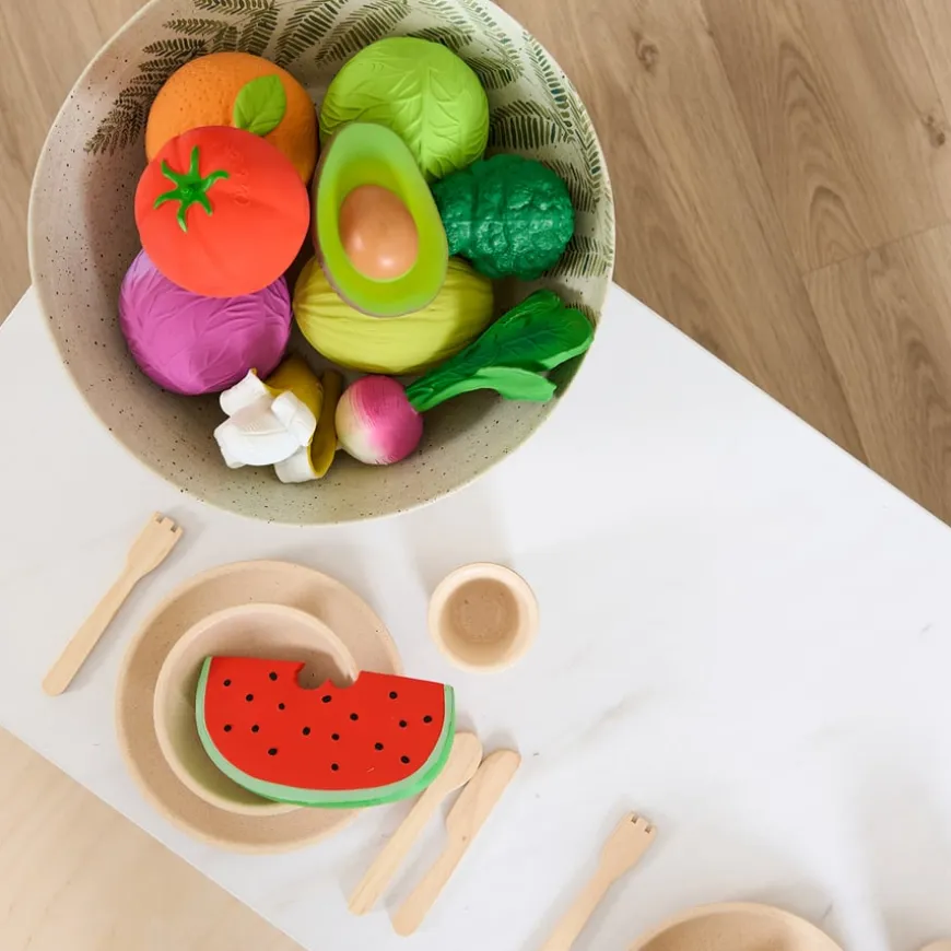 Role Play Neutral Tableware Dining Set