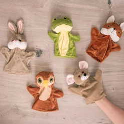 Role Play Wildlife Puppet Set 5pcs