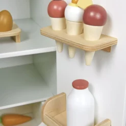 Role Play Wooden American Fridge Freezer