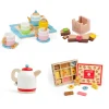 Role Play Wooden Coffee and Biscuit Set 20pcs