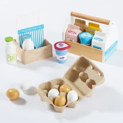 Role Play Wooden Dairy Food