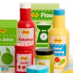 Role Play Wooden Groceries Play Food Bundle