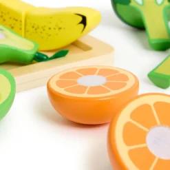 Role Play Wooden Slicing Fruit & Veg Set