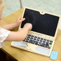 Role Play Wooden Technology Set & Laptop
