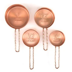Rose Gold Measuring Cups 4pk