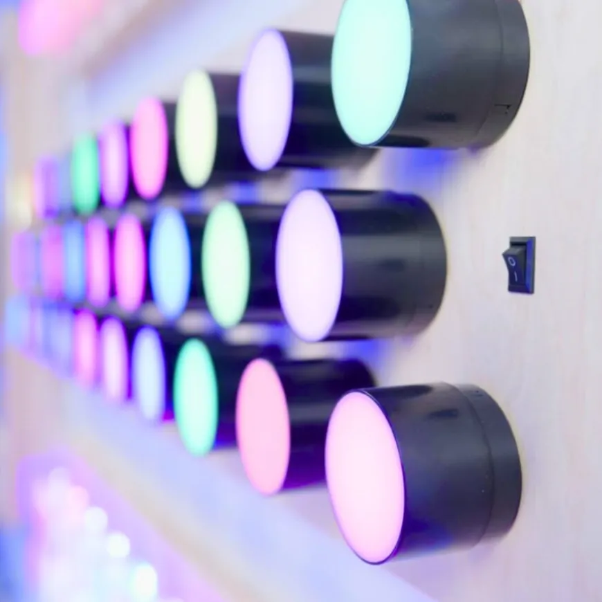 Rotating Colour Spectrum Light Panel