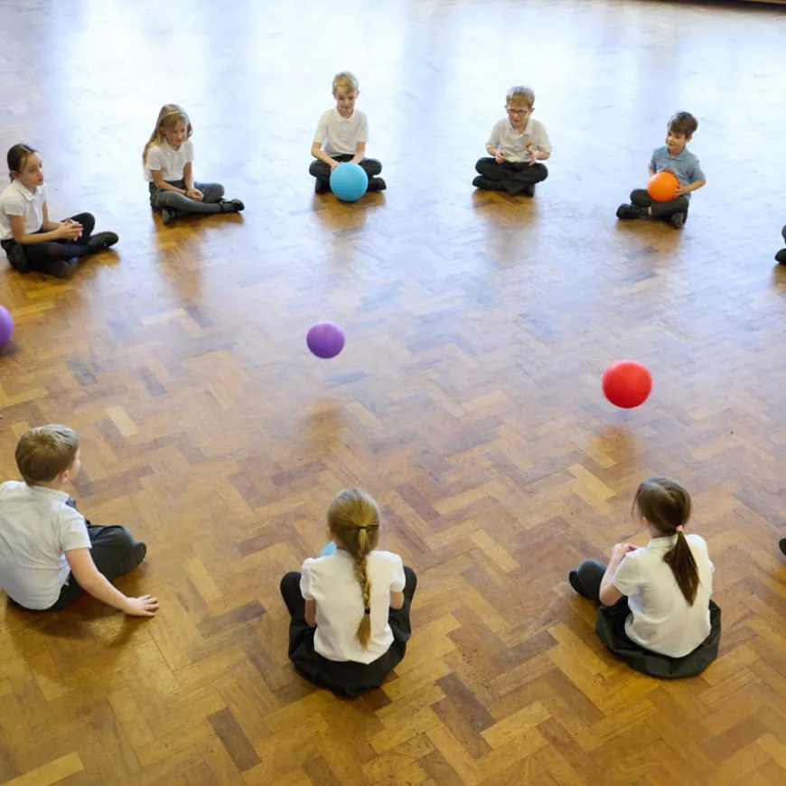 Rubber Playground Balls 6pk