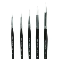 Sable Substitute Paint Brushes 50pk