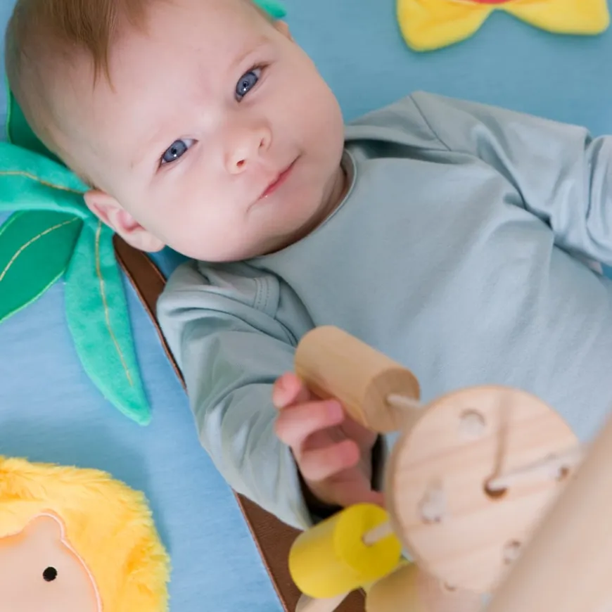 Safari Collection Baby Tummy Time Sensory Playmat