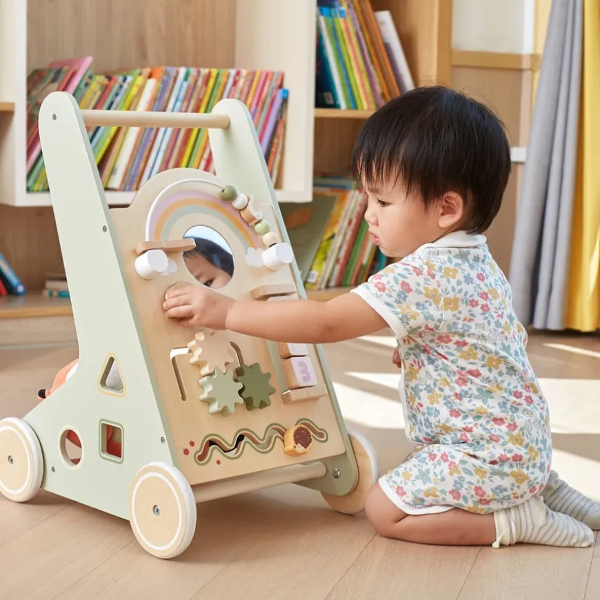 Sage Wooden Baby Walker