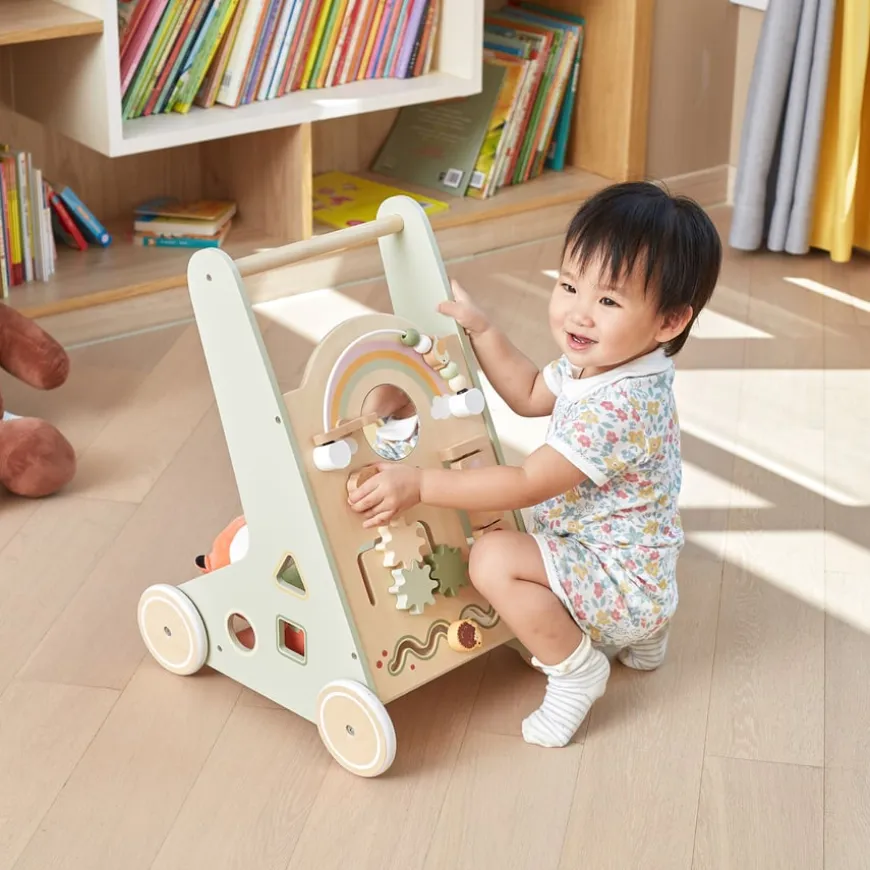Sage Wooden Baby Walker