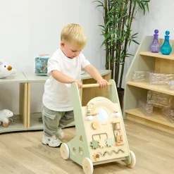 Sage Wooden Baby Walker
