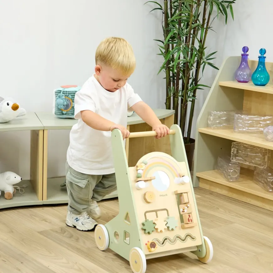 Sage Wooden Baby Walker