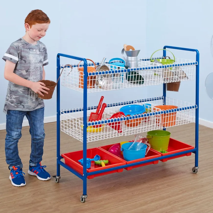Sand and Water Metal Trolley